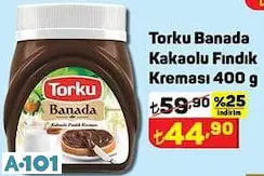 TORKU BANADA KAKAOLU FINDIK KREMASI